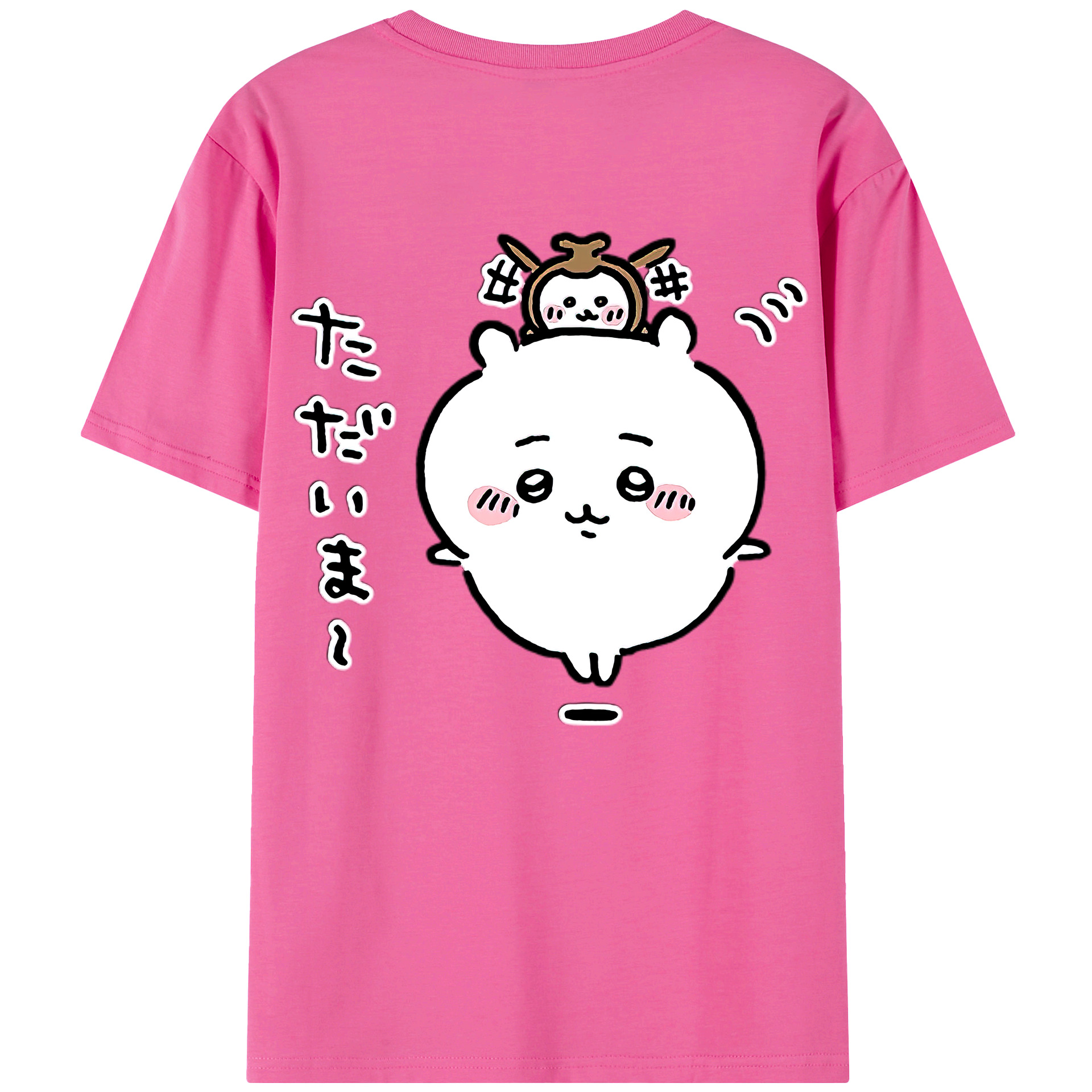 （画像用） ちいかわ ちいかわ Chii-kawa chiikawa レディース半袖Tシャツ(バックプリント)